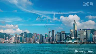 在香港城市景观市区的亚洲